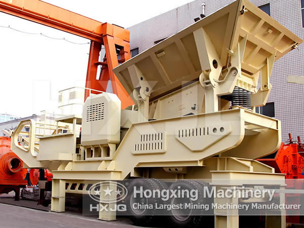 mobile crushing station